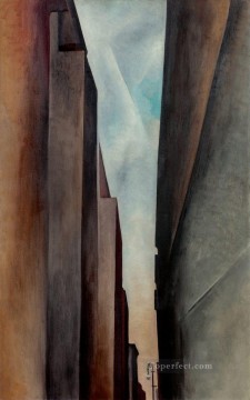 A Street Georgia Okeeffe American modernism Precisionism Oil Paintings